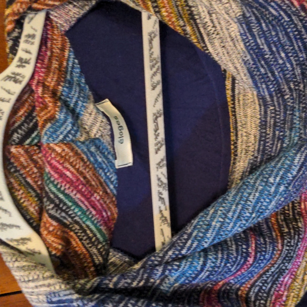Eloges sweater L blue/variegated - Picture 2 of 3